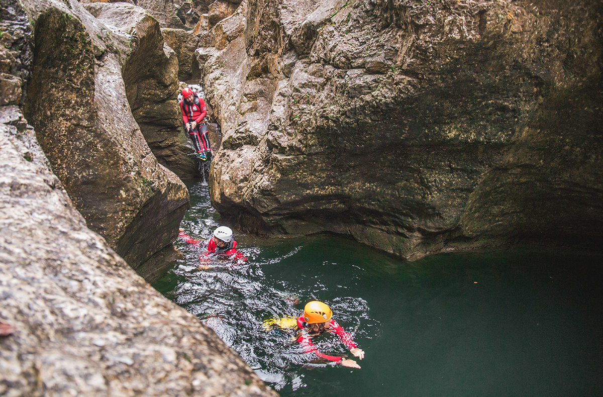 Canyoning Almbach in Ebenau Canyoning online kaufen