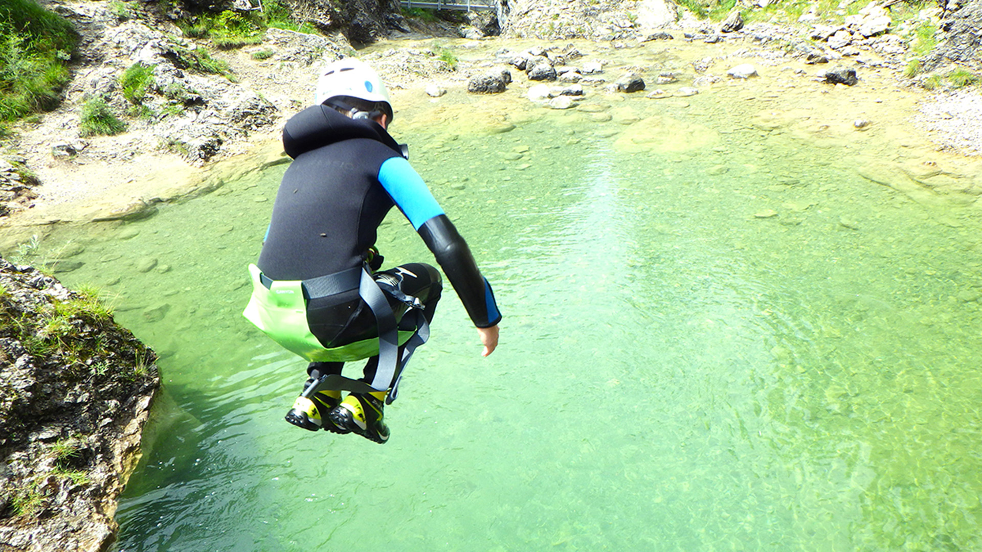 Canyoning-Einsteigertour Steeg (halbtags) Canyoning online kaufen Canyoning-Einsteigertour Steeg (halbtags) Canyoning online kaufen