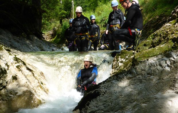 Canyoning Schnuppertour Gmunden Canyoning online kaufen Canyoning Schnuppertour Gmunden Canyoning online kaufen