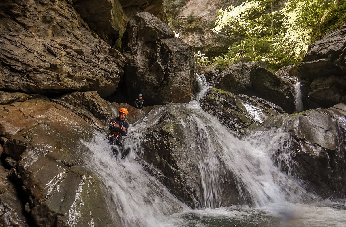 Canyoning Tour für Fortgeschrittene Dornbirn Canyoning online kaufen Canyoning Tour für Fortgeschrittene Dornbirn Canyoning online kaufen