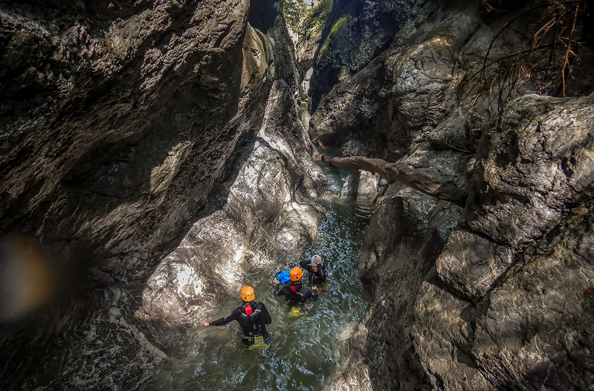 Canyoning Tour für Fortgeschrittene Dornbirn - Dein Canyoning-Abenteuer in Dornbirn wartet! Canyoning online kaufen