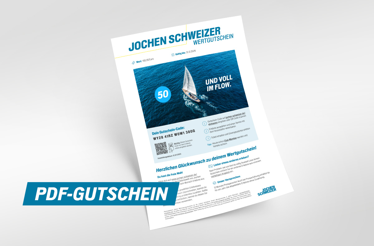Flexibles Geschenk 50. Geburtstag (Segelboot) - Spar dir die Qual der Wahl… Abenteuer und Action-Erlebnisse online kaufen Flexibles Geschenk 50. Geburtstag (Segelboot) - Spar dir die Qual der Wahl… Abenteuer und Action-Erlebnisse online kaufen