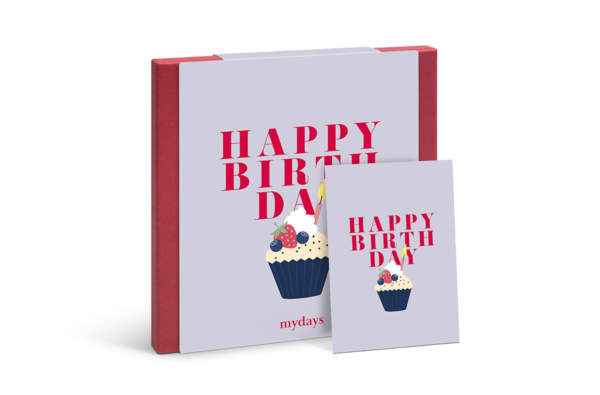 Flexibles Geschenk Happy Birthday (Muffin) Erlebnisgutscheine & Erlebnisboxen online kaufen Flexibles Geschenk Happy Birthday (Muffin) Erlebnisgutscheine & Erlebnisboxen online kaufen