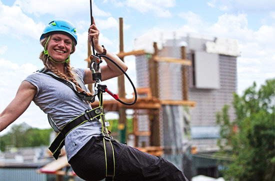 Flying Fox - Arena München in Taufkirchen bei München Kletterkurse / Kletterwälder online kaufen