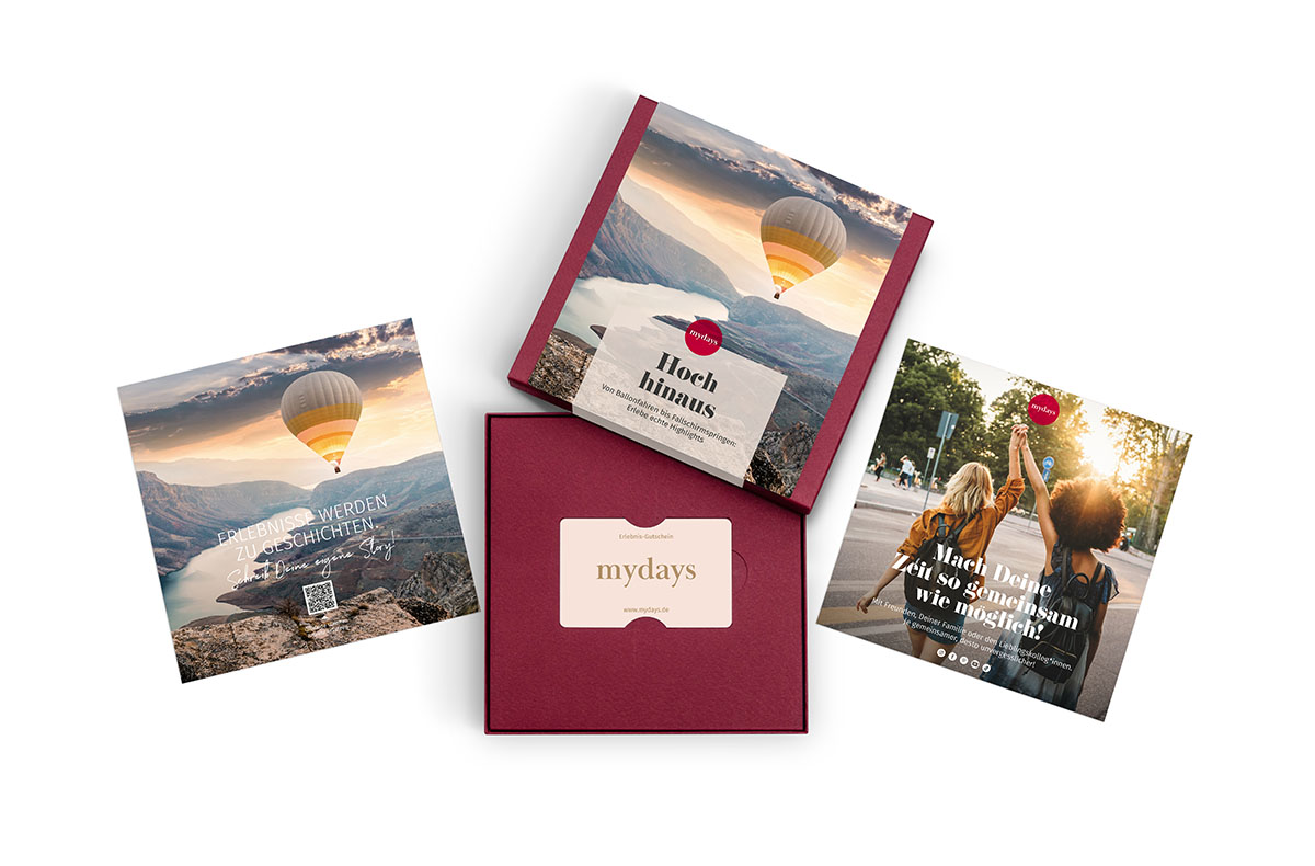 Geschenkbox Hoch hinaus Erlebnisgutscheine & Erlebnisboxen online kaufen