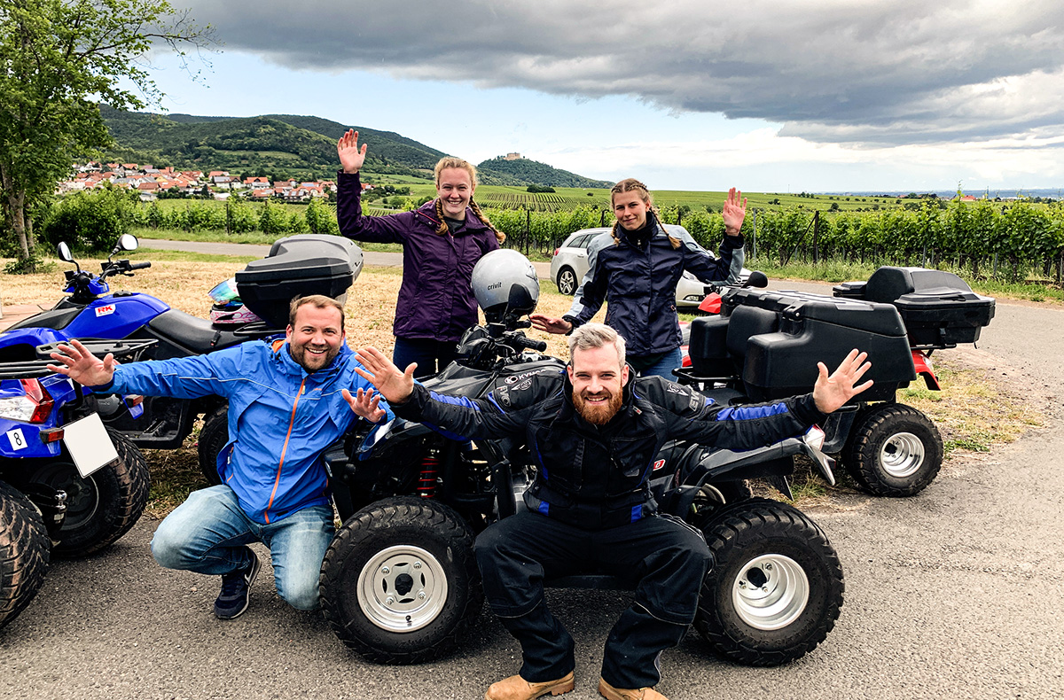 Quad Schnuppertour Neustadt an der Weinstraße (2 Std.) Fahrspaß & Motorsport online kaufen Quad Schnuppertour Neustadt an der Weinstraße (2 Std.) Fahrspaß & Motorsport online kaufen