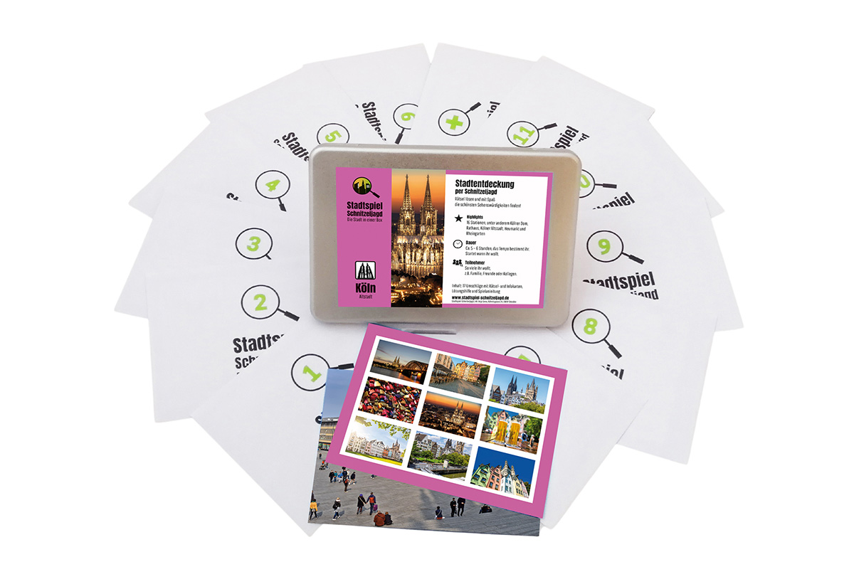 Schnitzeljagd Köln Basteln und Kreativworkshops online kaufen