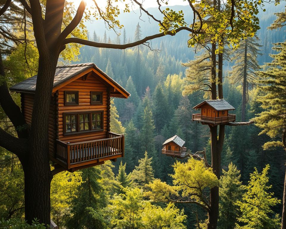 Romantische Baumhäuser in Deutschland