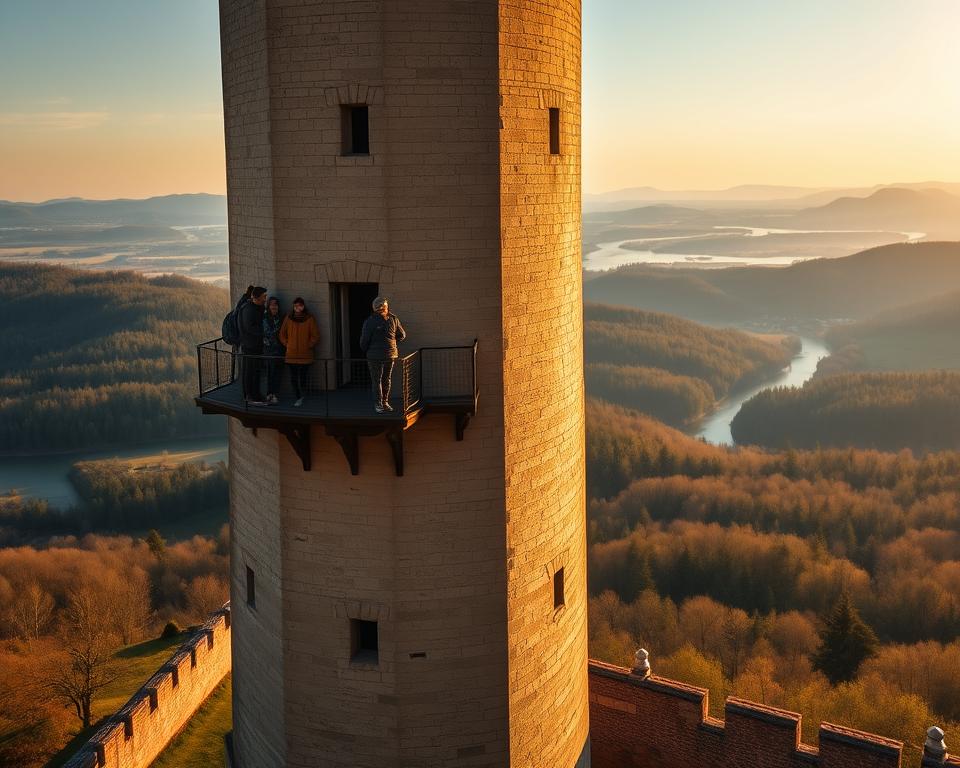 Bergfried Kriebstein Aussichtsplattform