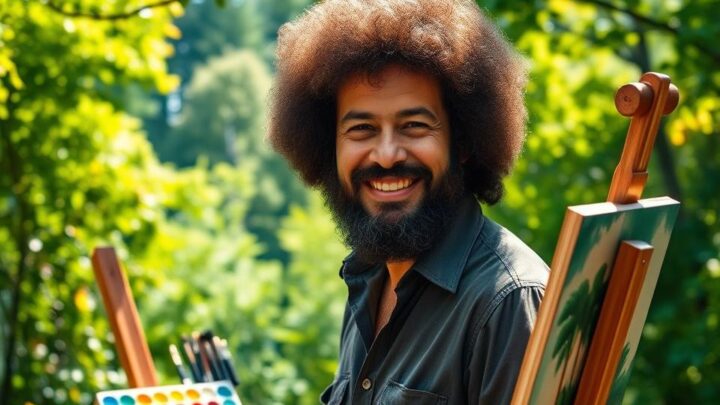 Bob Ross Malkurs: Malen lernen mit der Happy Painter Methode