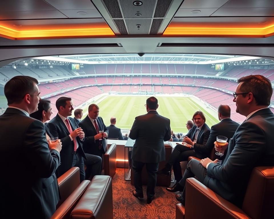Business Networking Fußball VIP-Bereiche