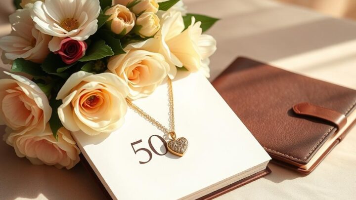 Geschenk zum 50. Geburtstag Frau: Die besten Ideen