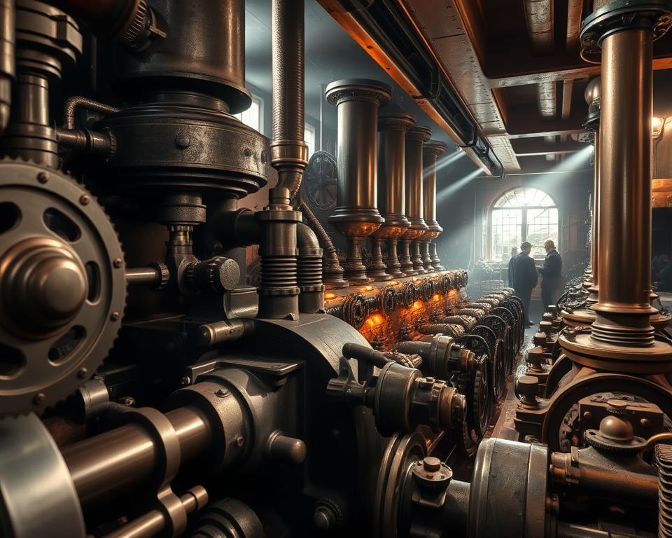 Historische Dampfschiff Mechanik Historische Dampfschiff Mechanik