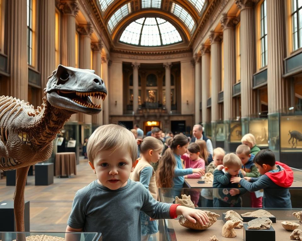 Kinder lernen im Naturkundemuseum Berlin Kinder lernen im Naturkundemuseum Berlin