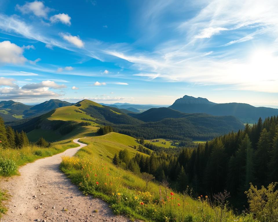 Malerweg Wanderroute Höhenprofile