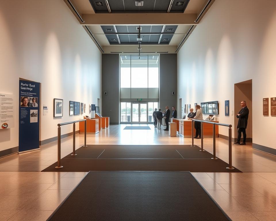 Museum Barrierefreiheit und Garderobenservice