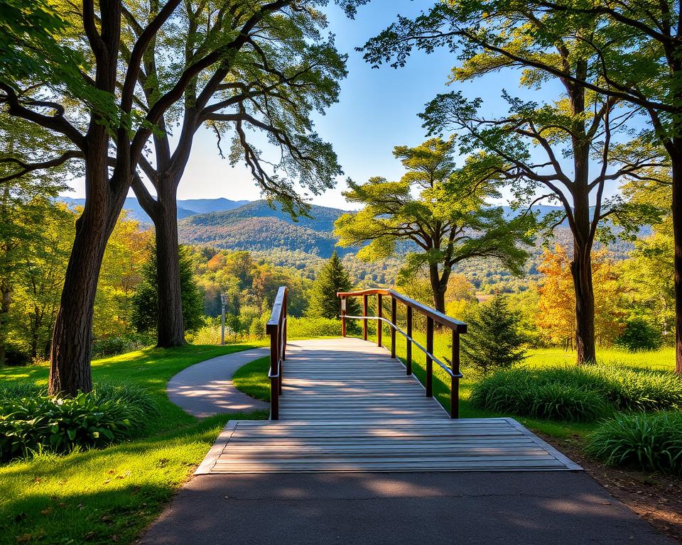 Rollstuhlzugang im Wildpark
