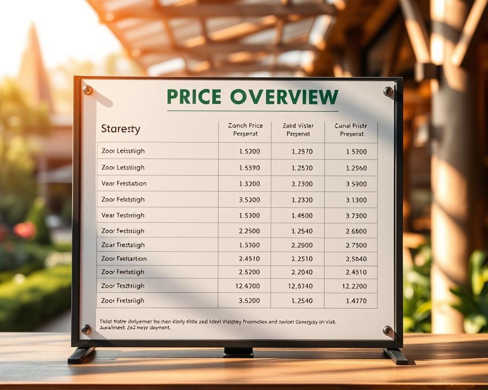 Zoo Leipzig Preisübersicht