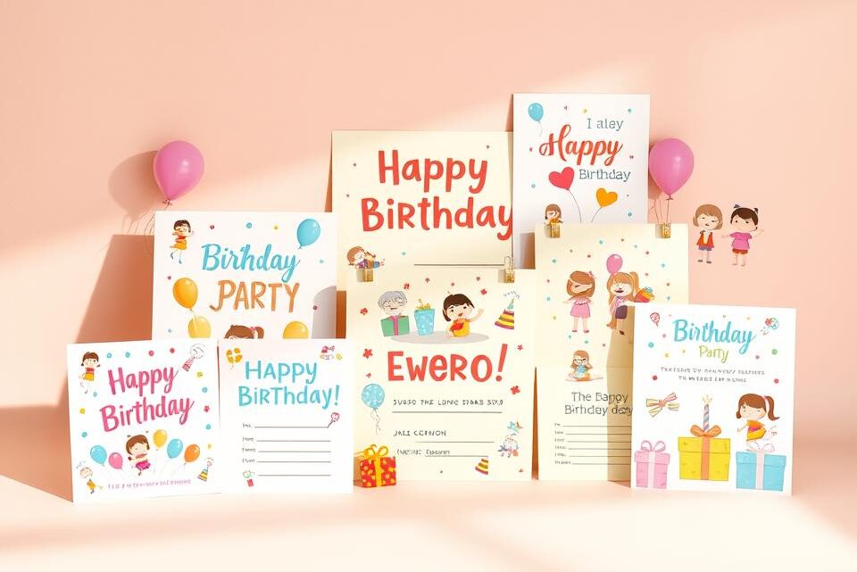 Einladungskarten Kindergeburtstag zum Ausdrucken kostenlos