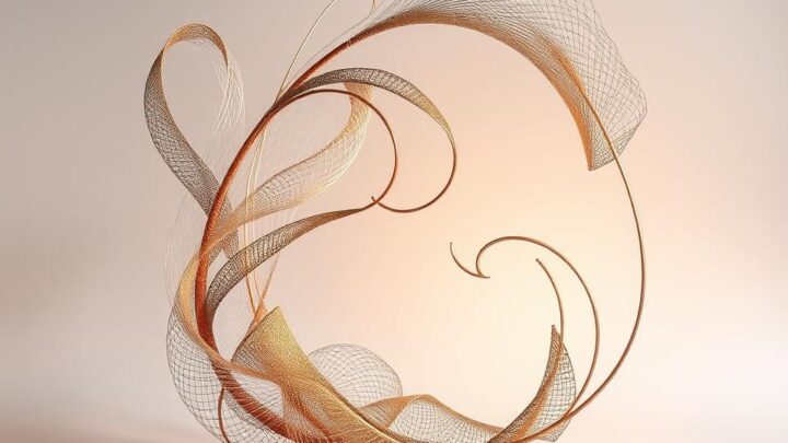 Geflochtene Drahtarbeit – kunstvolle Metallgestaltung