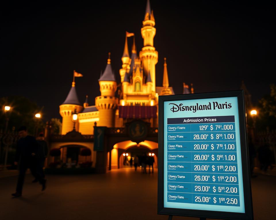Aktuelle Preise Disneyland Paris Eintrittskosten