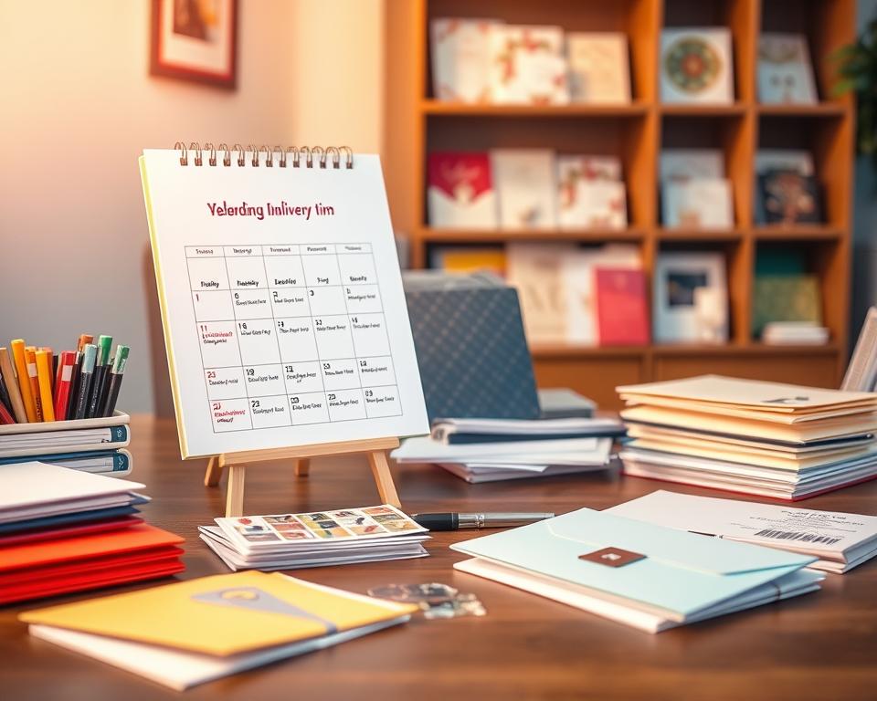 Einladungskarten Versandzeiten