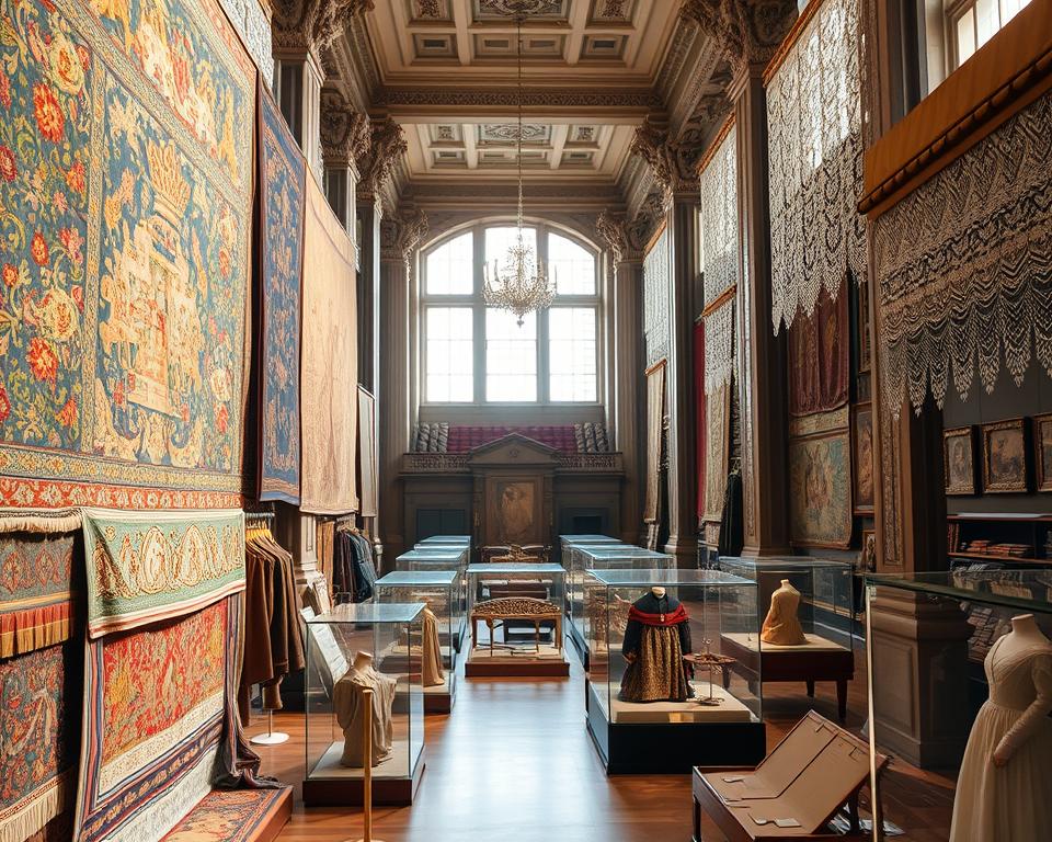 Textilmuseum Exponate historische Textilien Textilmuseum Exponate historische Textilien