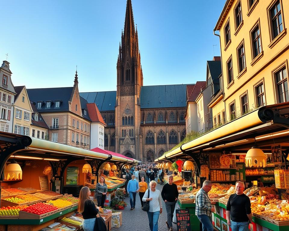 Wochenmärkte Münster Domplatz-Markt Wochenmärkte Münster Domplatz-Markt