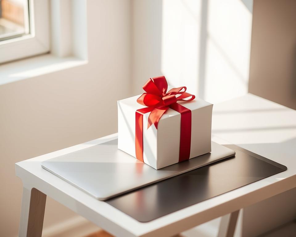 Geschenk Präsentation