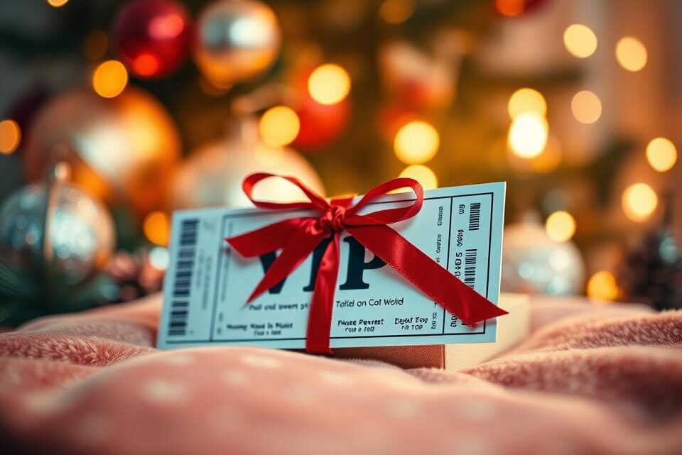 VIP-Ticket zu Weihnachten verschenken: Einzigartige Geschenkidee