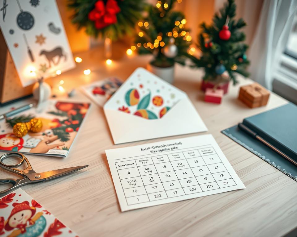 Erlebnis-Gutschein Umschlag Größenbestimmung