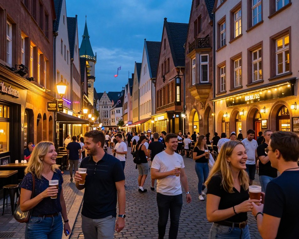 Düsseldorfer Altstadt Nachtleben Düsseldorfer Altstadt Nachtleben