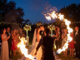 Feuershow zur Hochzeit