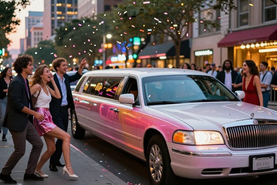 Stretchlimousine mieten zum Junggesellenabschied