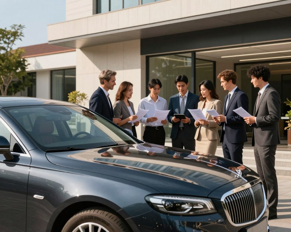 Limo mieten Buchungsprozess