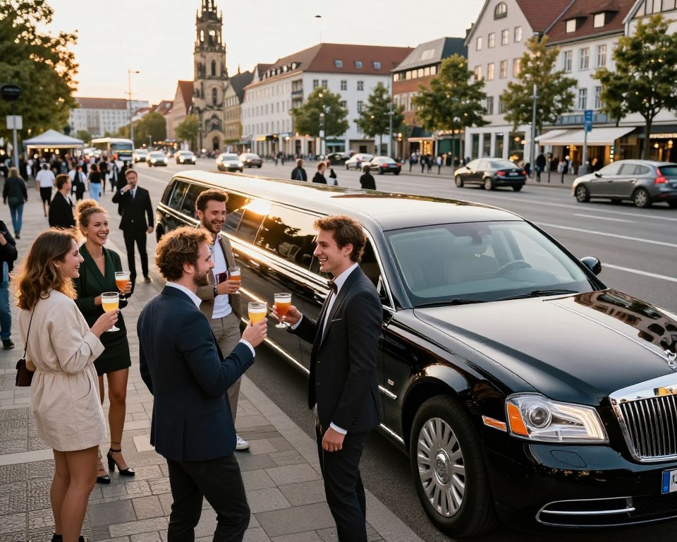 Limousinen-Junggesellenabschied in deutschen Städten